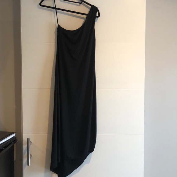 Express Dresses & Skirts - Black one shoulder cocktail dress